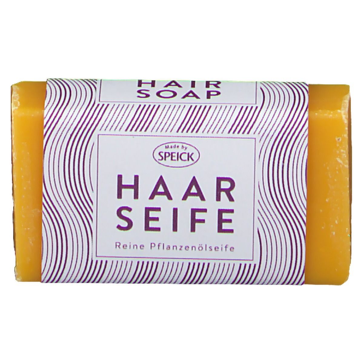 Speick Pflanzenöl Haarseife, reine Pflanzenölseife, 45g, von vorne.