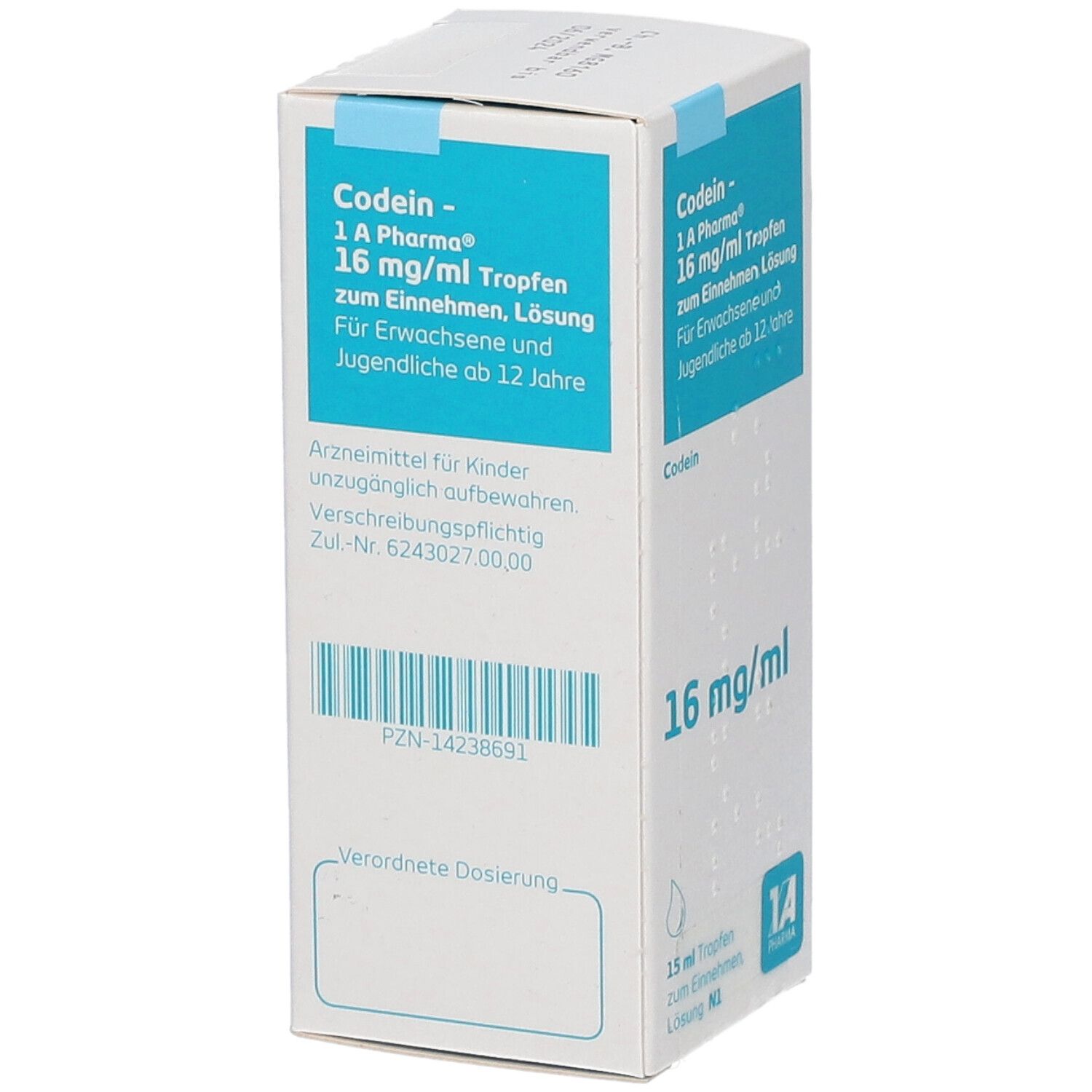 Codein 1A Pharma® 16Mg/Ml