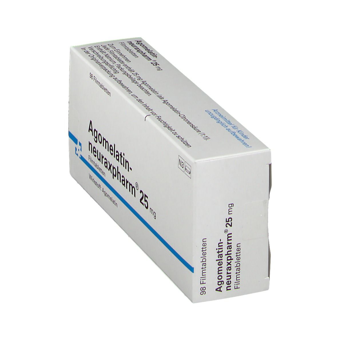 AGOMELATIN-neuraxpharm 25 mg Filmtabletten 98 St