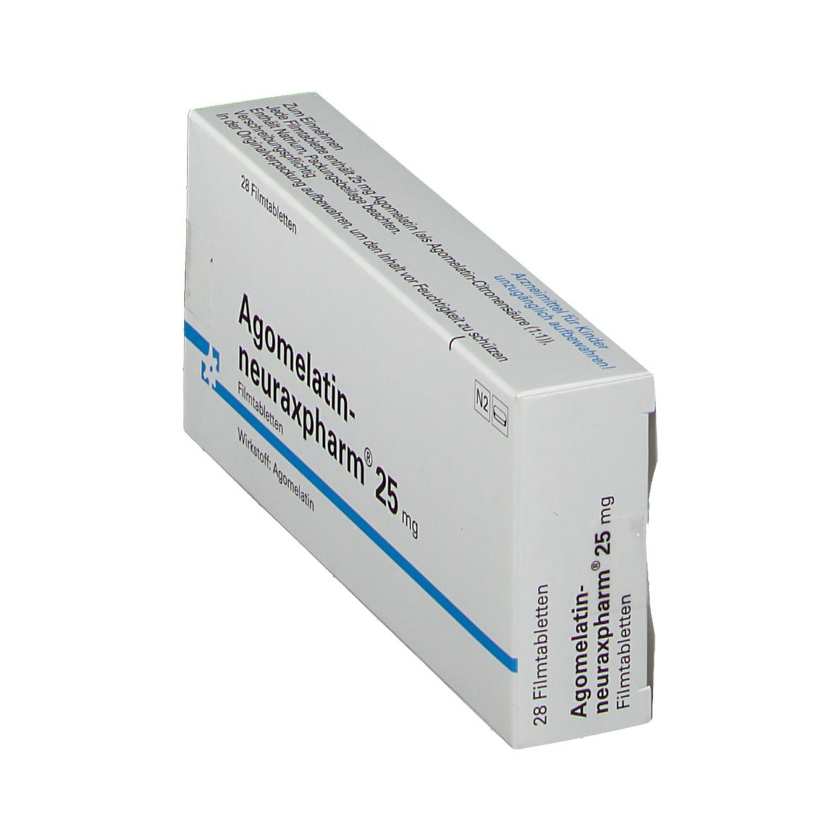 AGOMELATIN-neuraxpharm 25 mg Filmtabletten 28 St