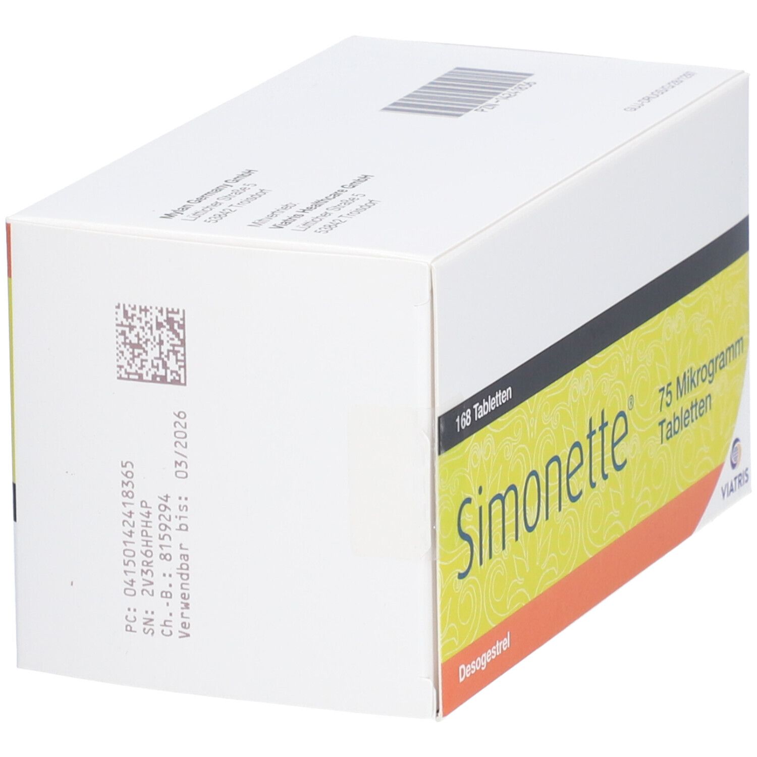 Simonette 75 Mikrogramm Tabletten 84 St