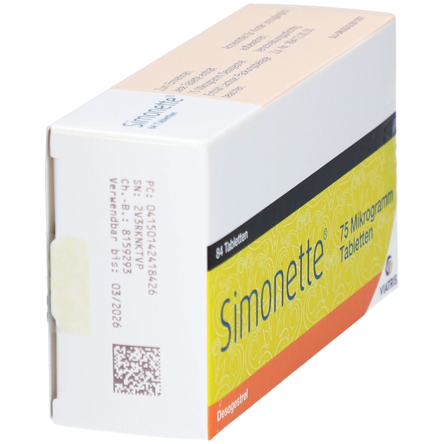 Simonette 75 Mikrogramm Tabletten 84 St