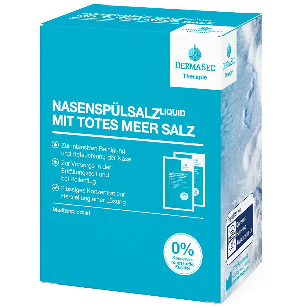 DERMASEL® Therapie Totes Meer Nasenspülsalz liquid