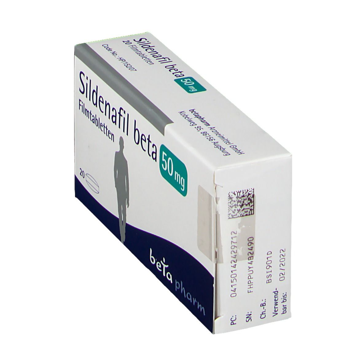 Sildenafil beta 50 mg Filmtabletten 20 St