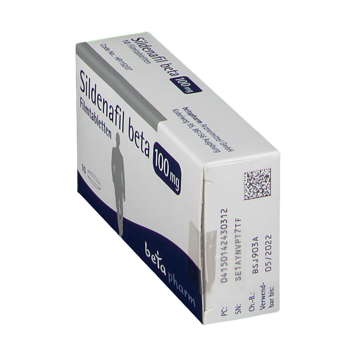 Sildenafil beta 100 mg Filmtabletten 10 St