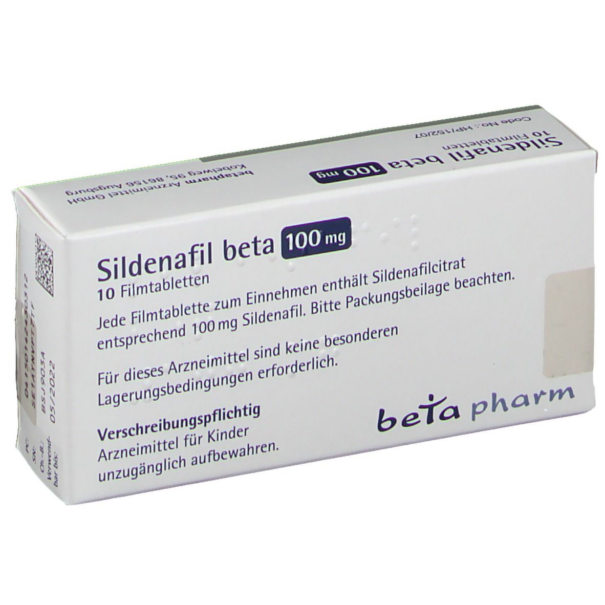 Sildenafil 100 mg lutschtabletten