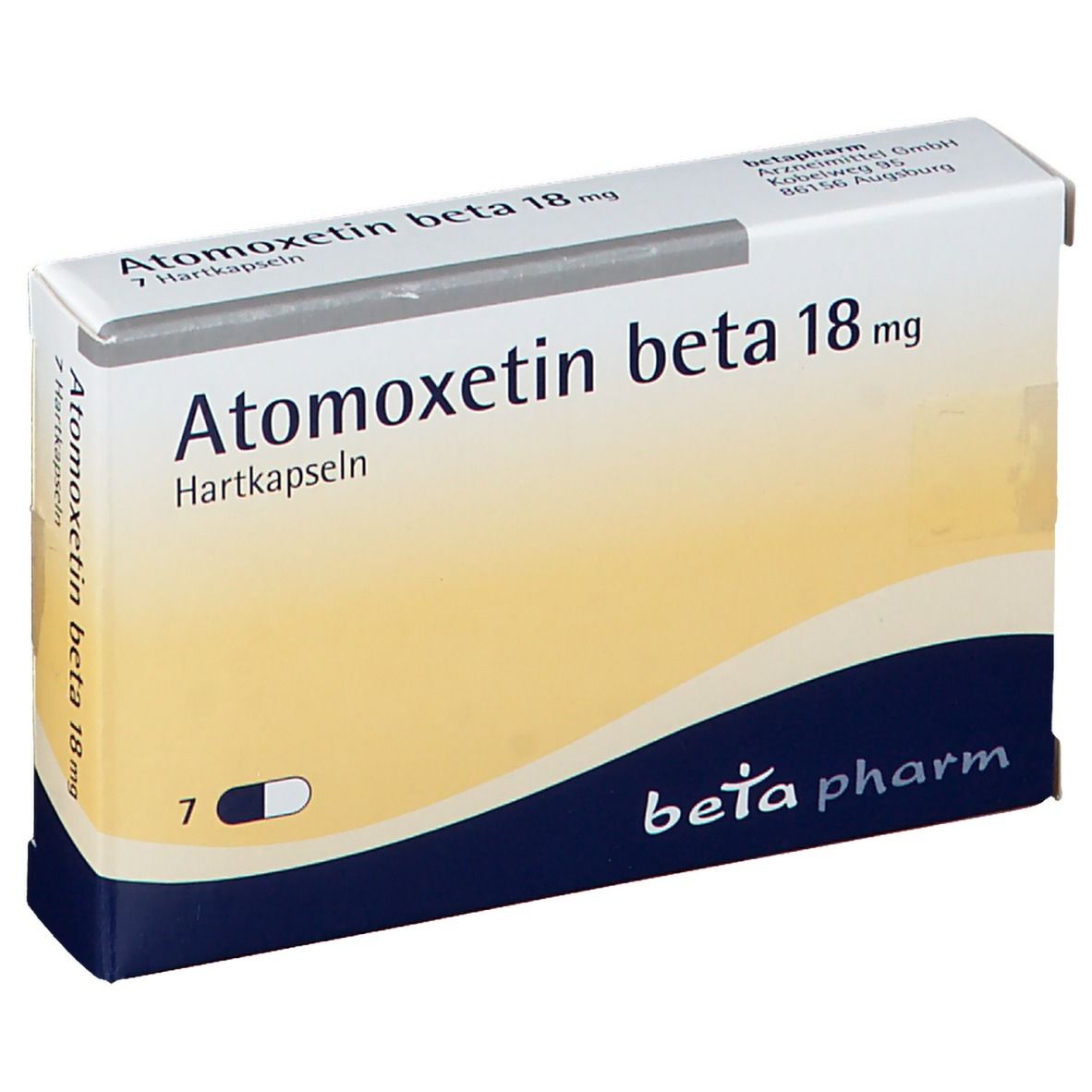 Atomoxetin beta 18 mg