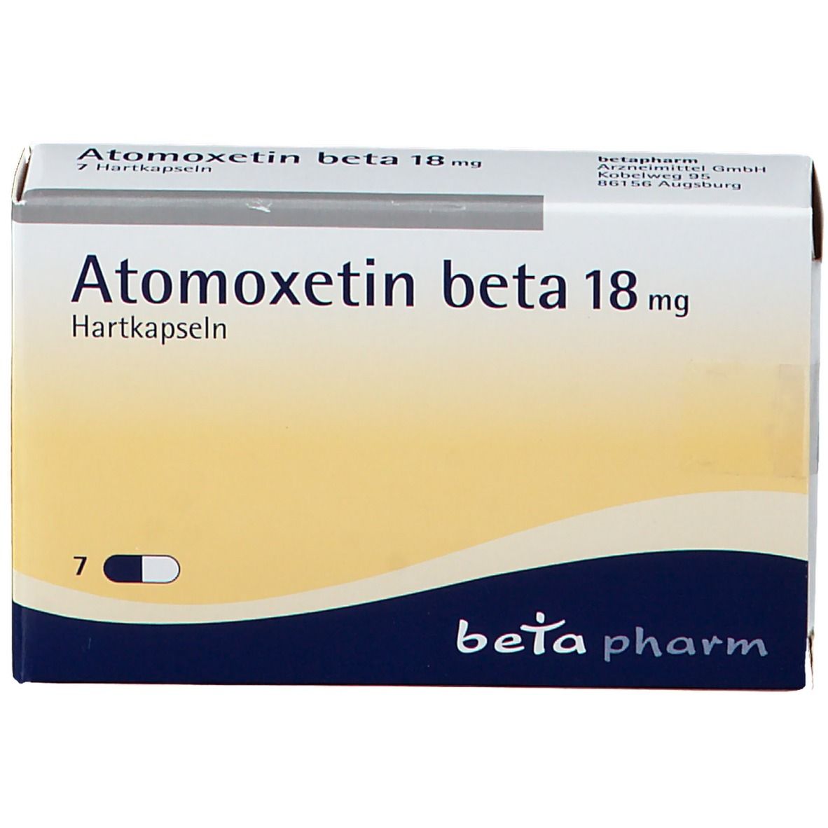 Atomoxetin beta 18 mg