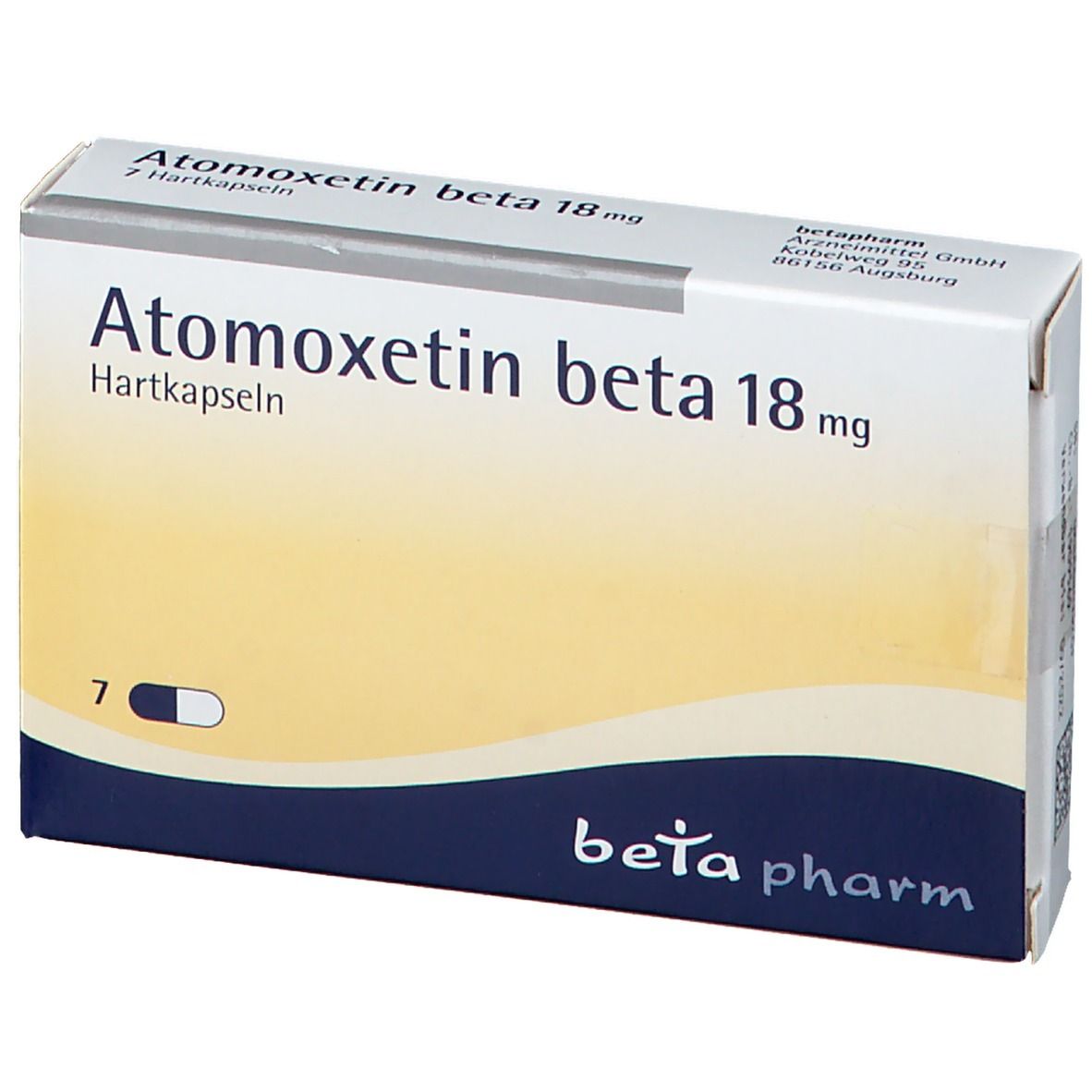 Atomoxetin beta 18 mg