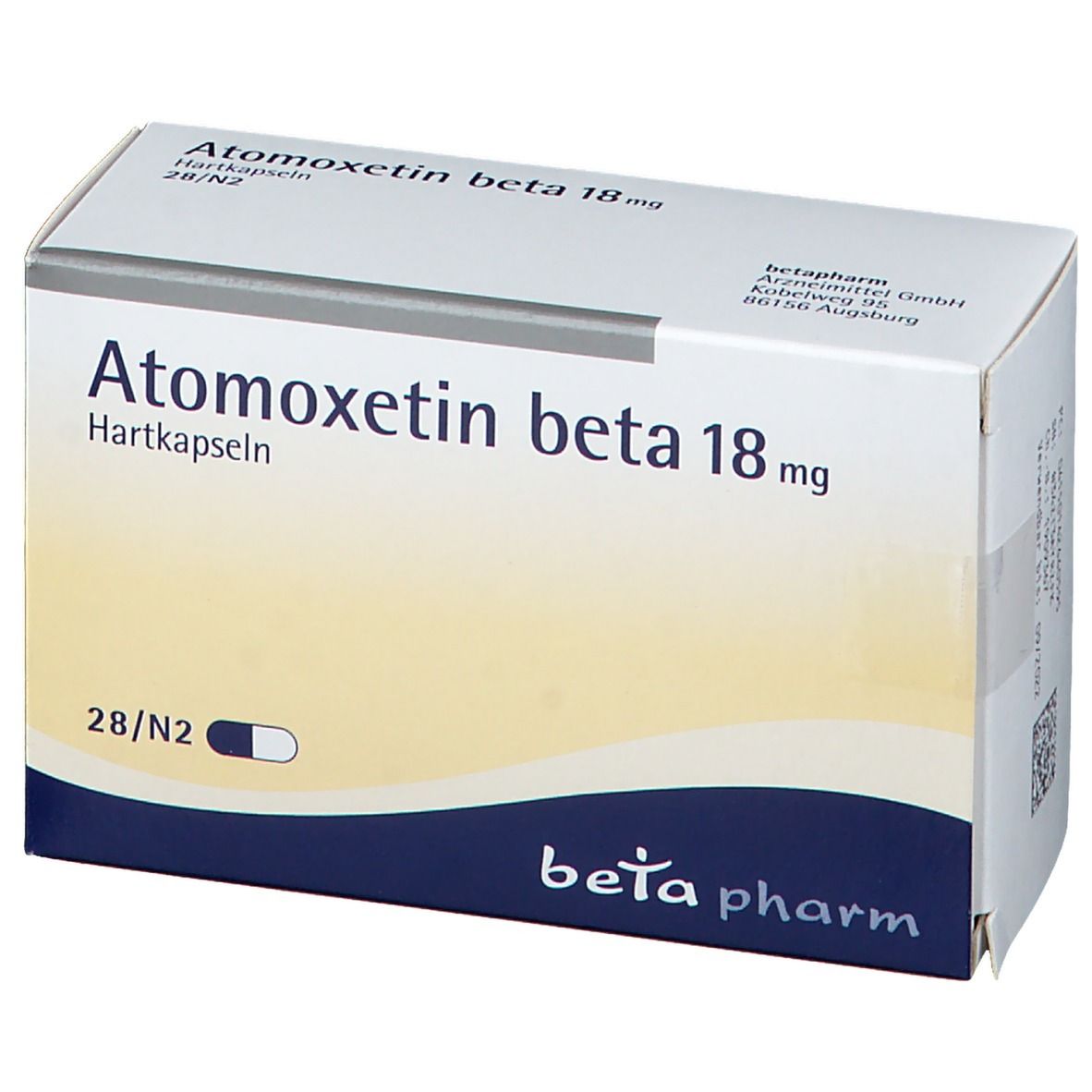 Atomoxetin beta 18 mg