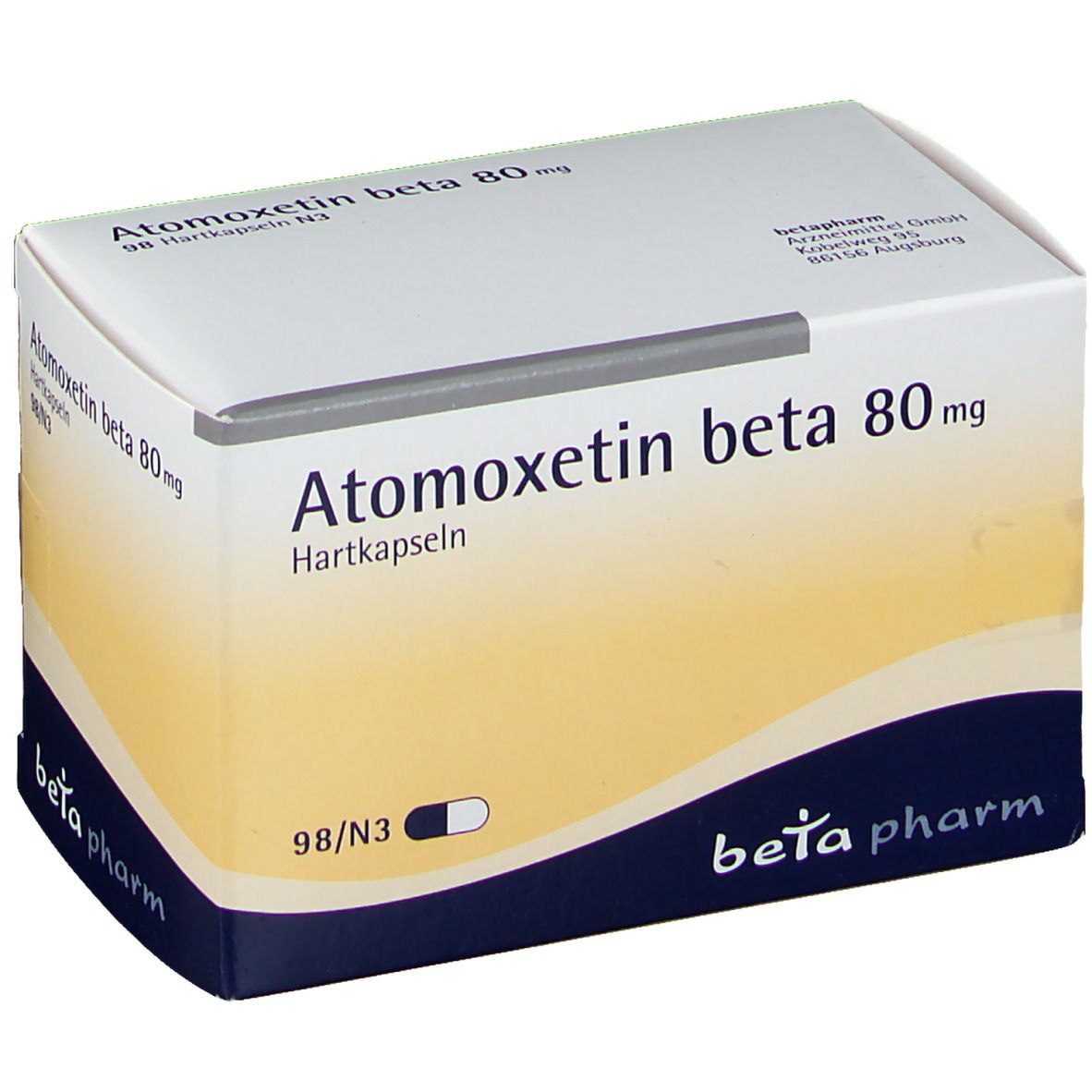 Atomoxetin beta 80 mg
