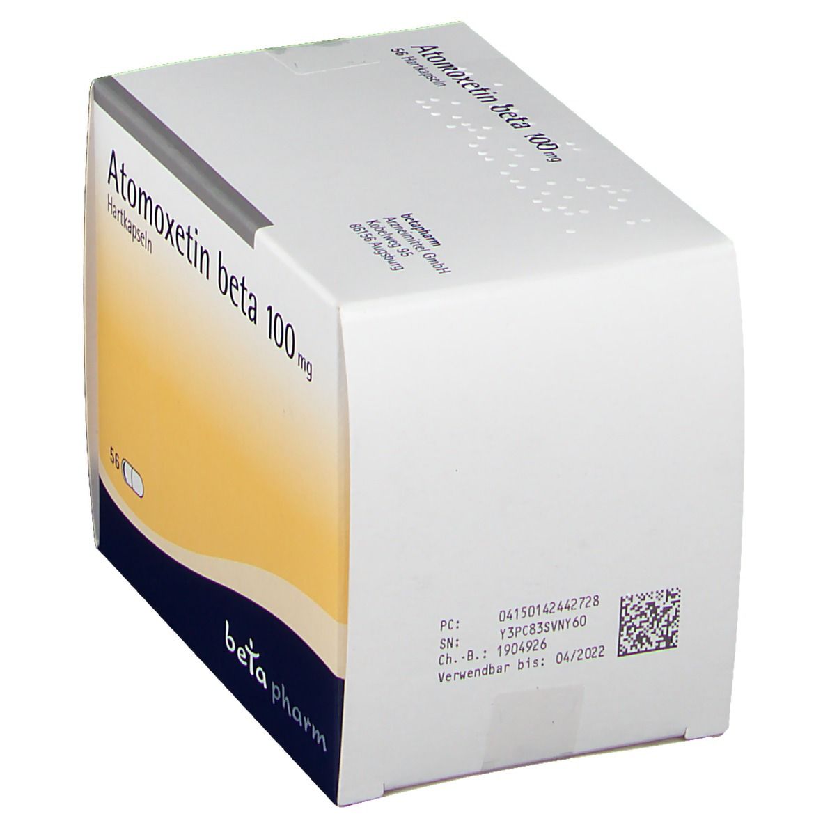 Atomoxetin beta 100 mg