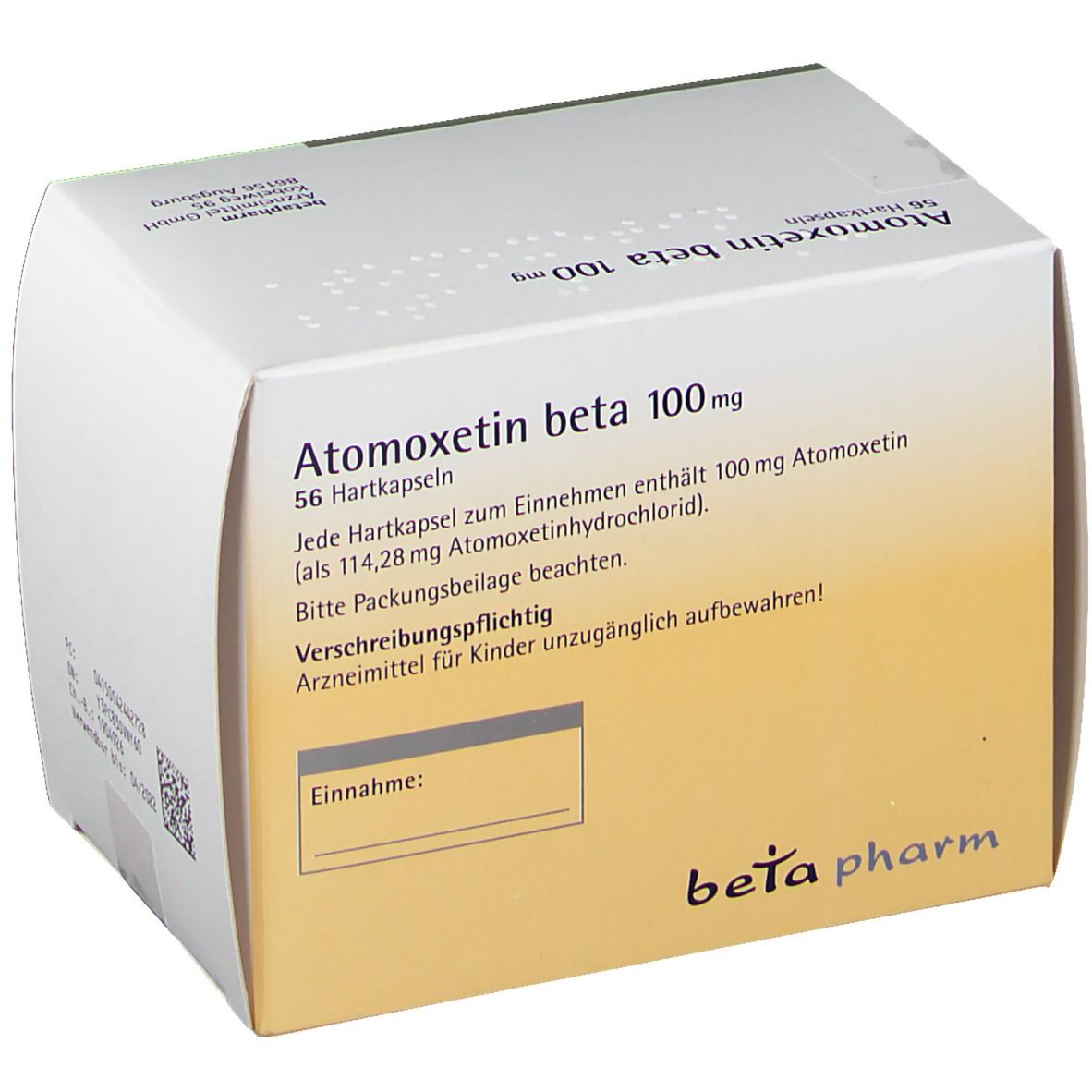 Atomoxetin beta 100 mg
