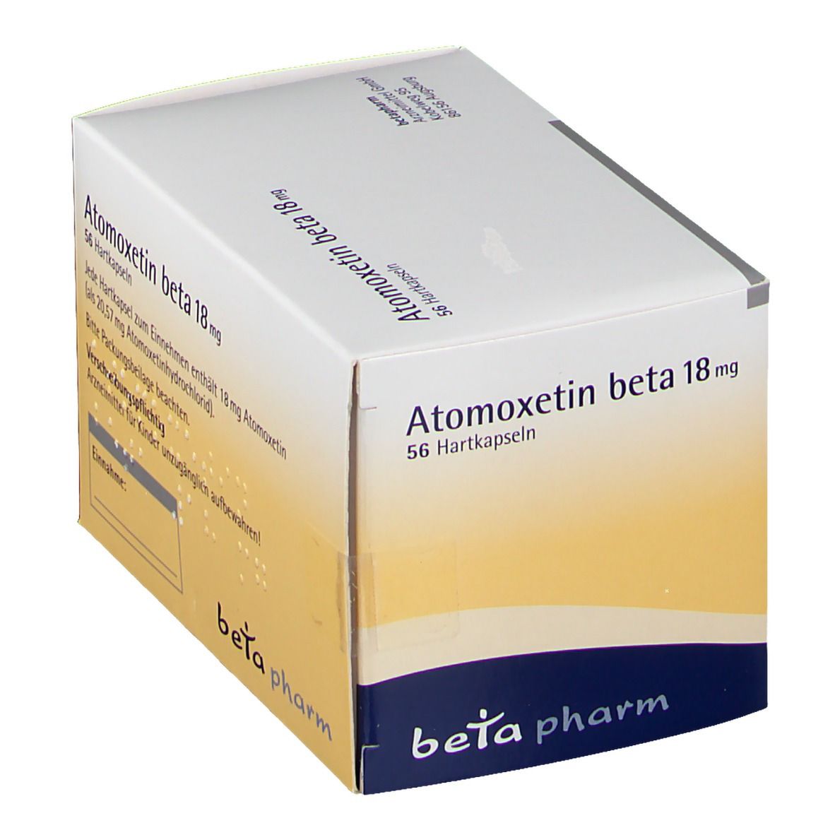 Atomoxetin beta 18 mg