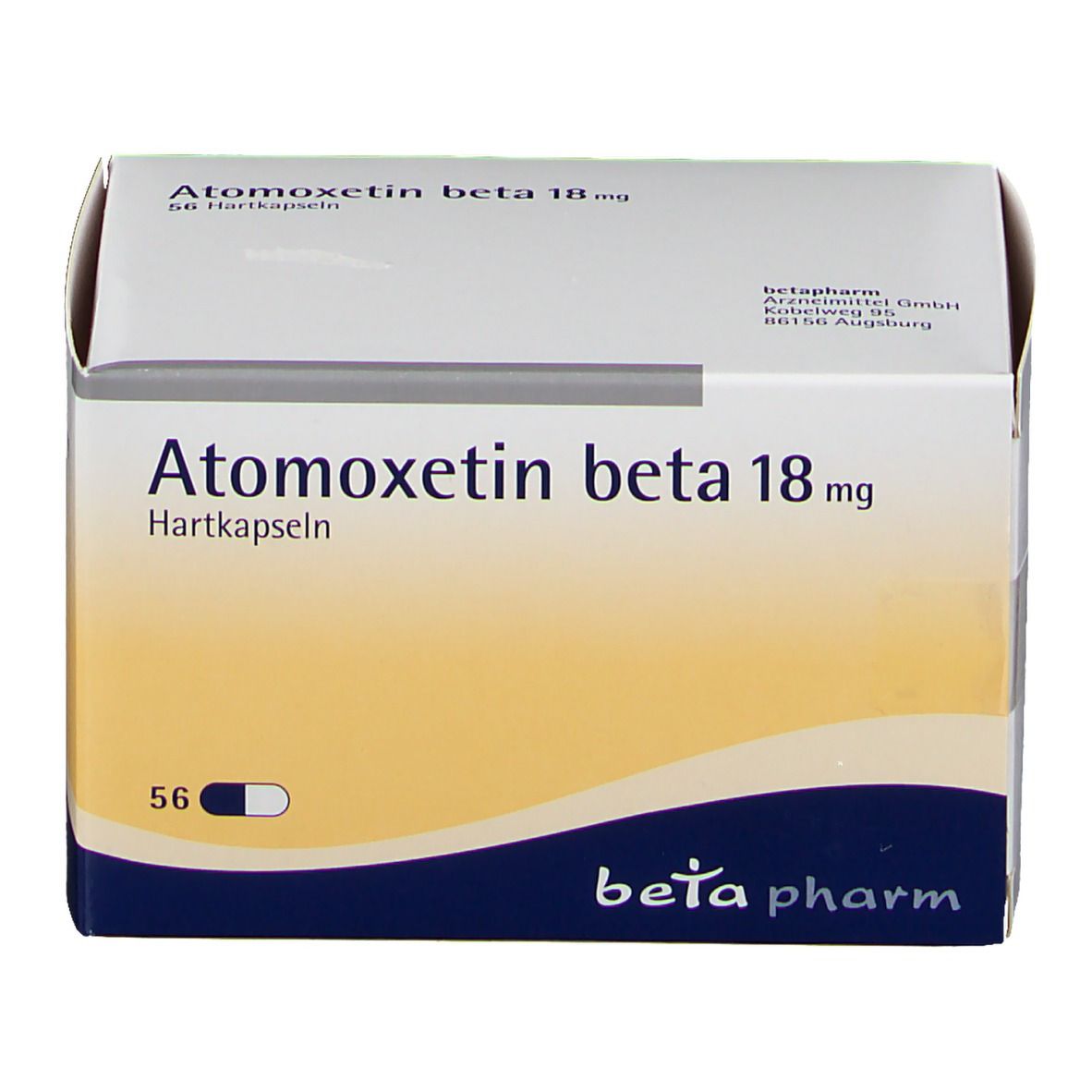 Atomoxetin beta 18 mg