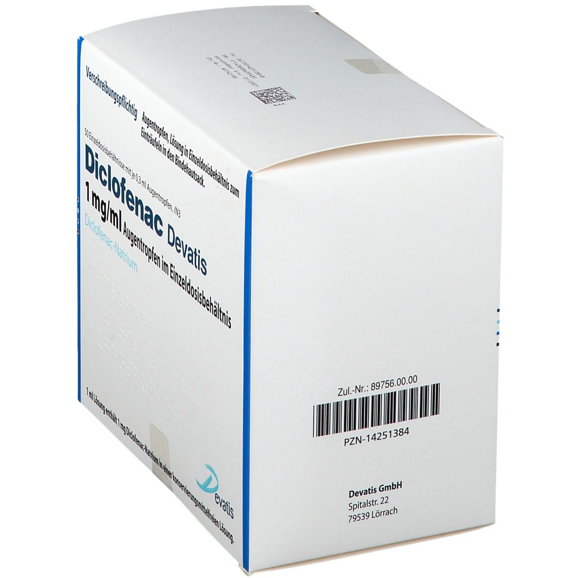 Diclofenac Devatis 1 mg/ml
