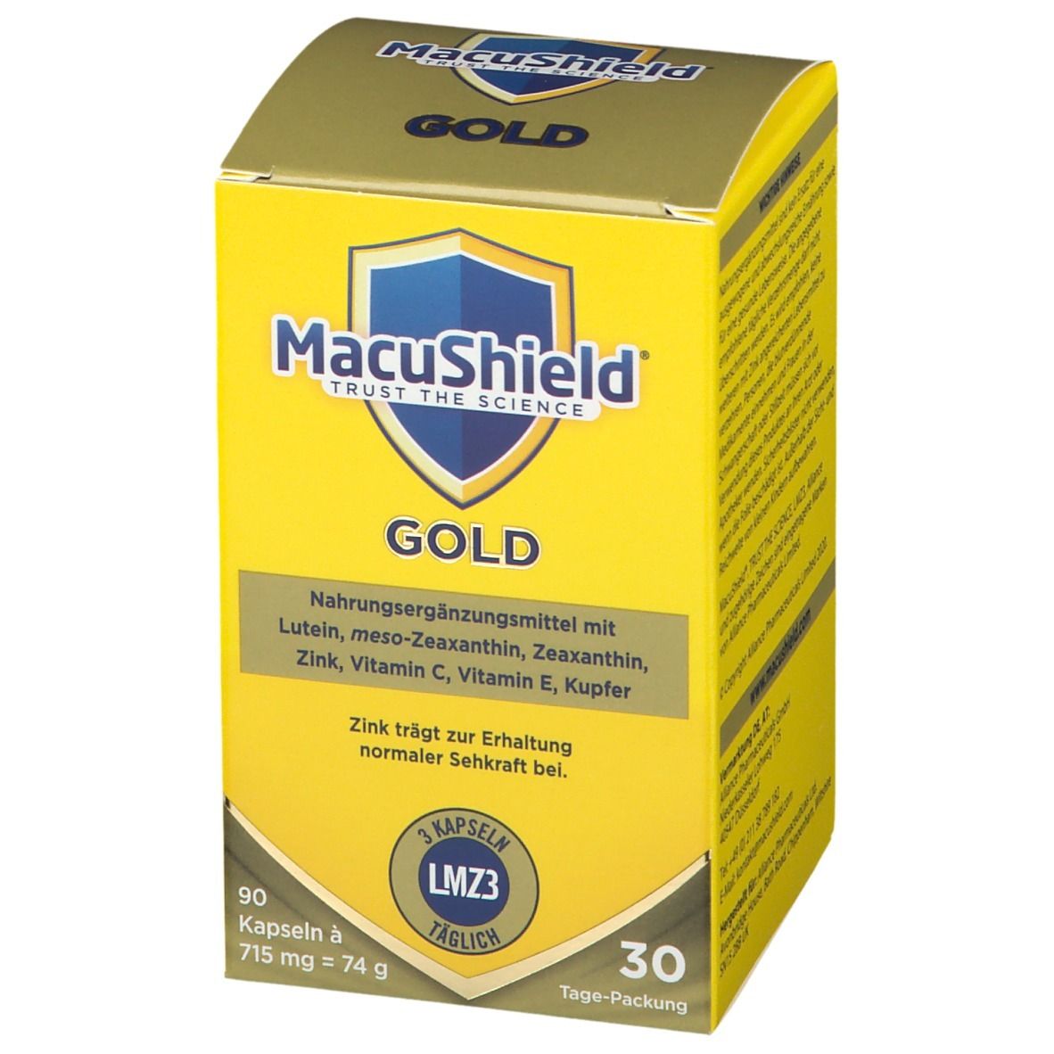 MacuShield® GOLD Montaspackung