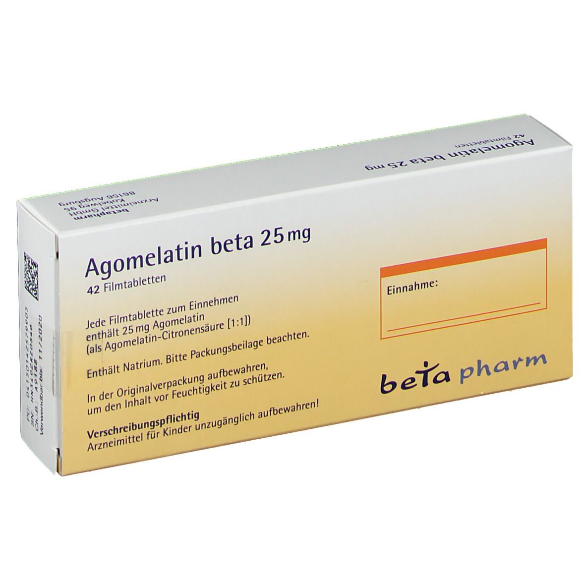 Agomelatin beta 25 mg