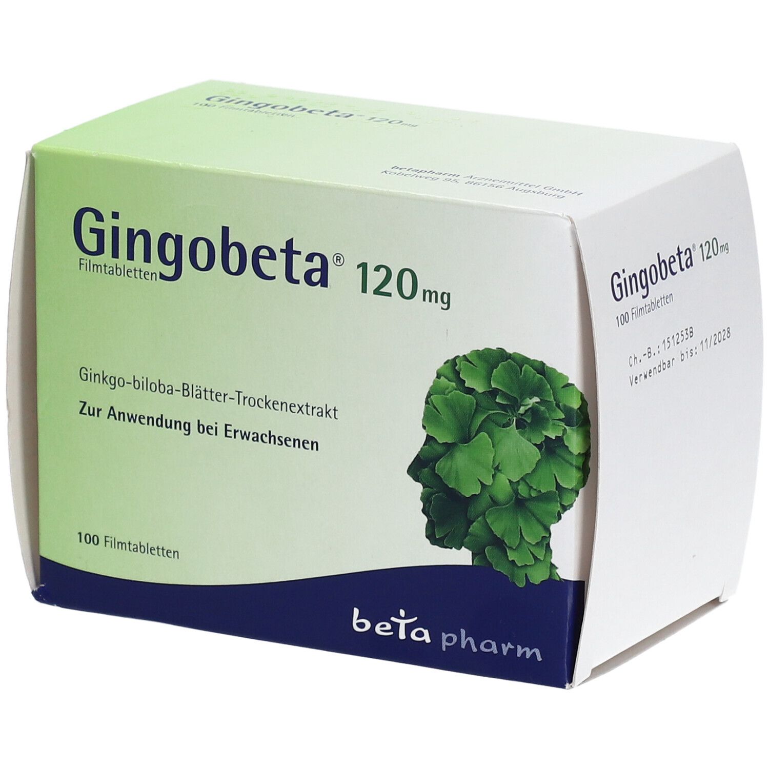 Gingobeta 120 mg Filmtabletten