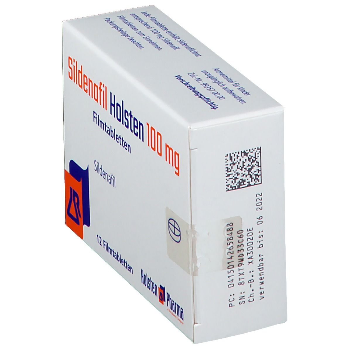 Sildenafil Holsten 100 mg Filmtabletten 12 St