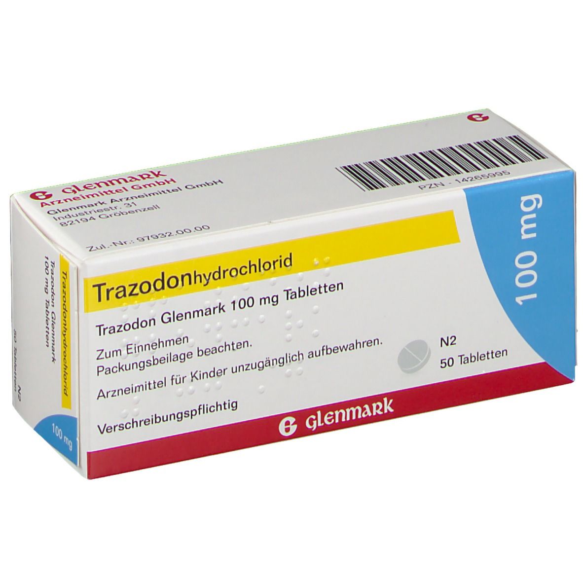 Trazodon Glenmark 100 mg