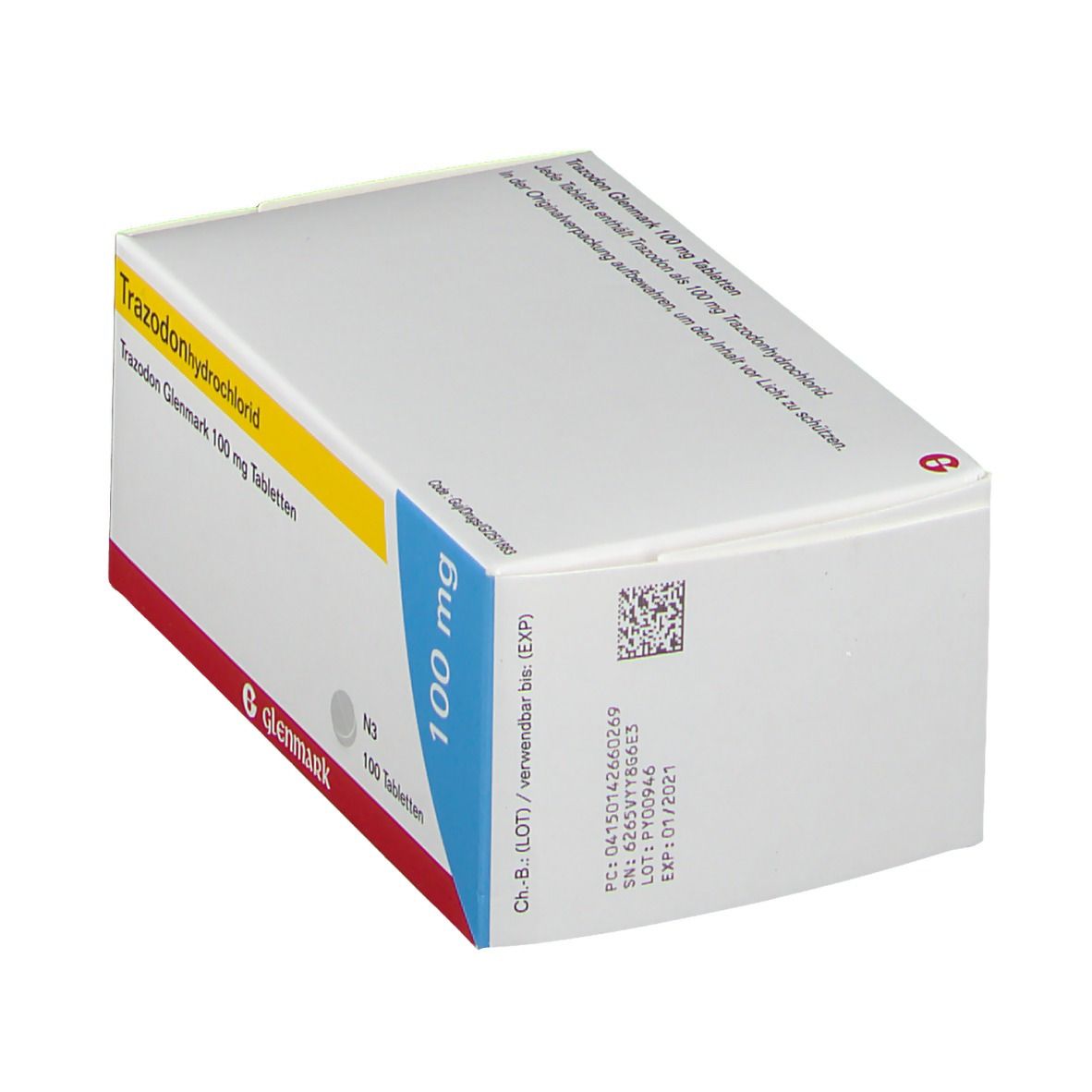 Trazodon Glenmark 100 mg Tabletten St