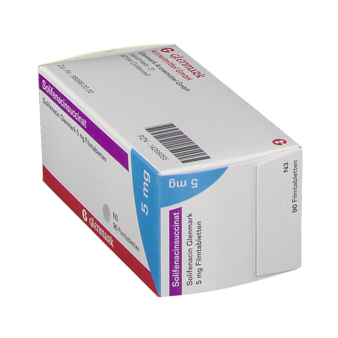 Solifenacin Glenmark 5 mg 90 St mit dem ERezept kaufen Shop Apotheke