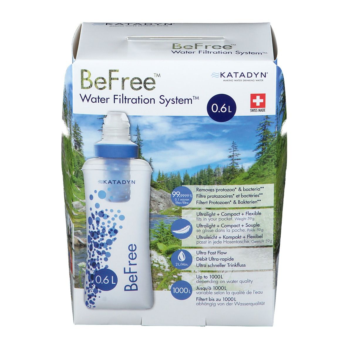 Katadyn BeFree Wasserfilter 0,6 l