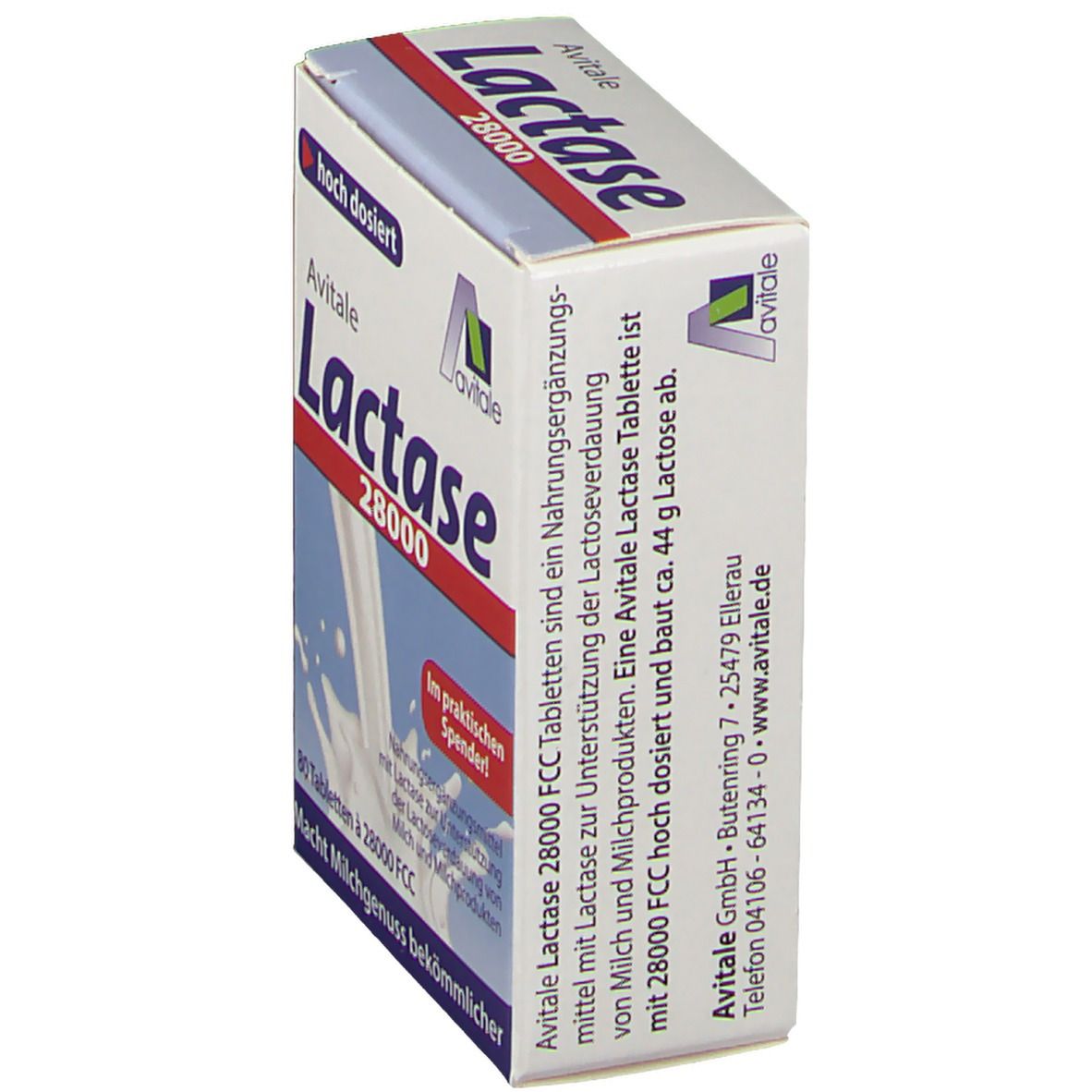 Lactase 28.000 FCC Tabletten im Spender 80 St