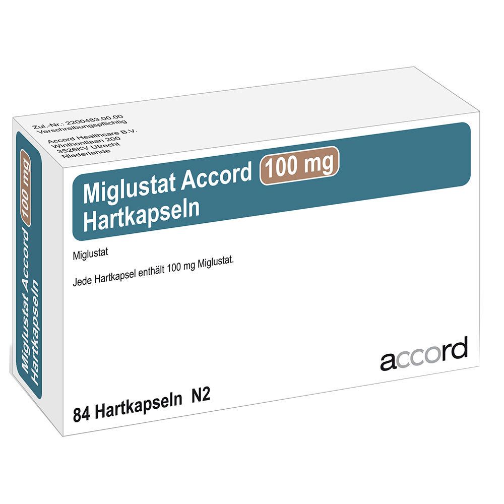 Miglustat Accord 100 mg