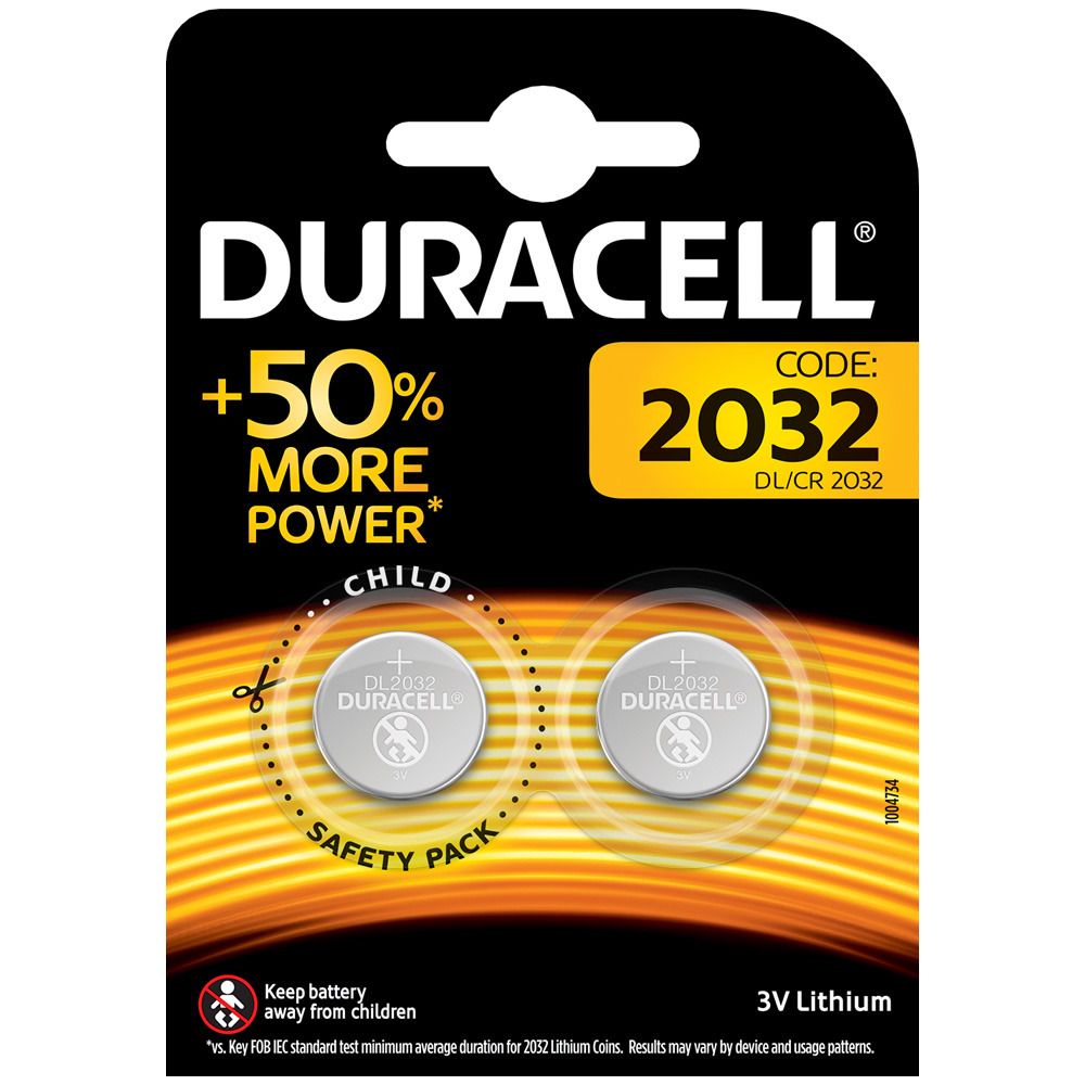 DURACELL® Pile bouton au lithium 2032
