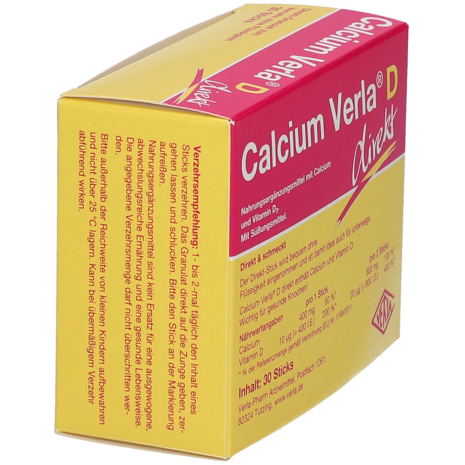 Calcium Verla® D direkt Granulat