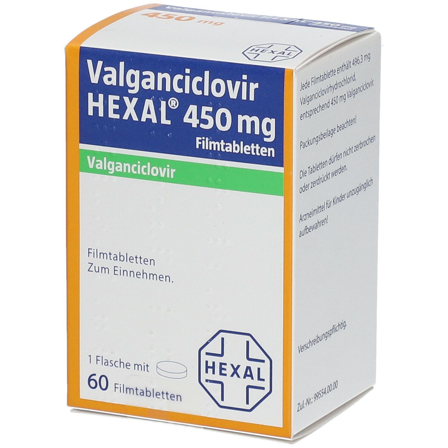 VALGANCICLOVIR HEXAL 450 mg Filmtabletten