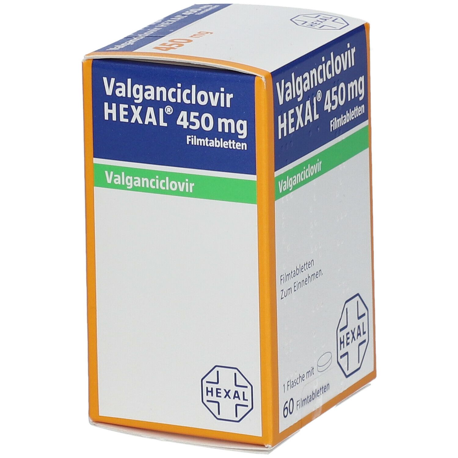 Valganciclovir Hexal 450 mg Filmtabletten 60 St