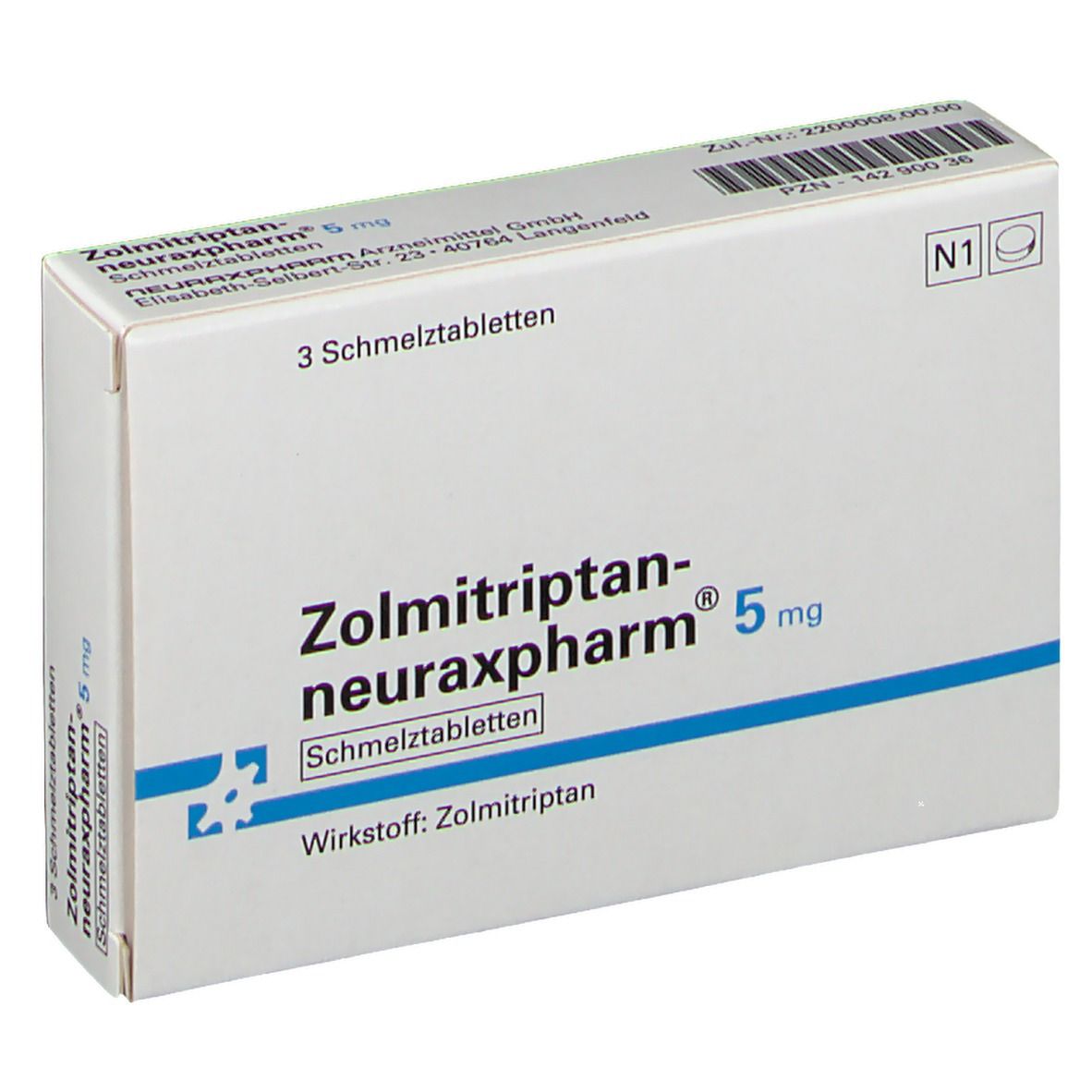 Zolmitriptan-neuraxpharm® 5 mg
