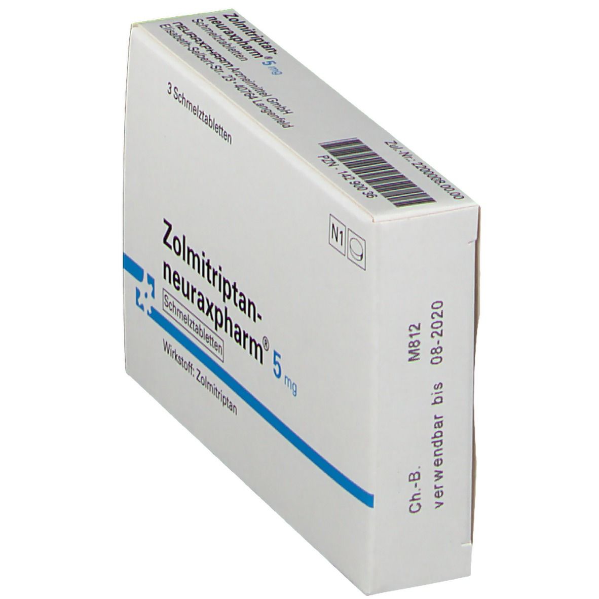 ZOLMITRIPTAN-neuraxpharm 5 mg Schmelztabletten 3 St