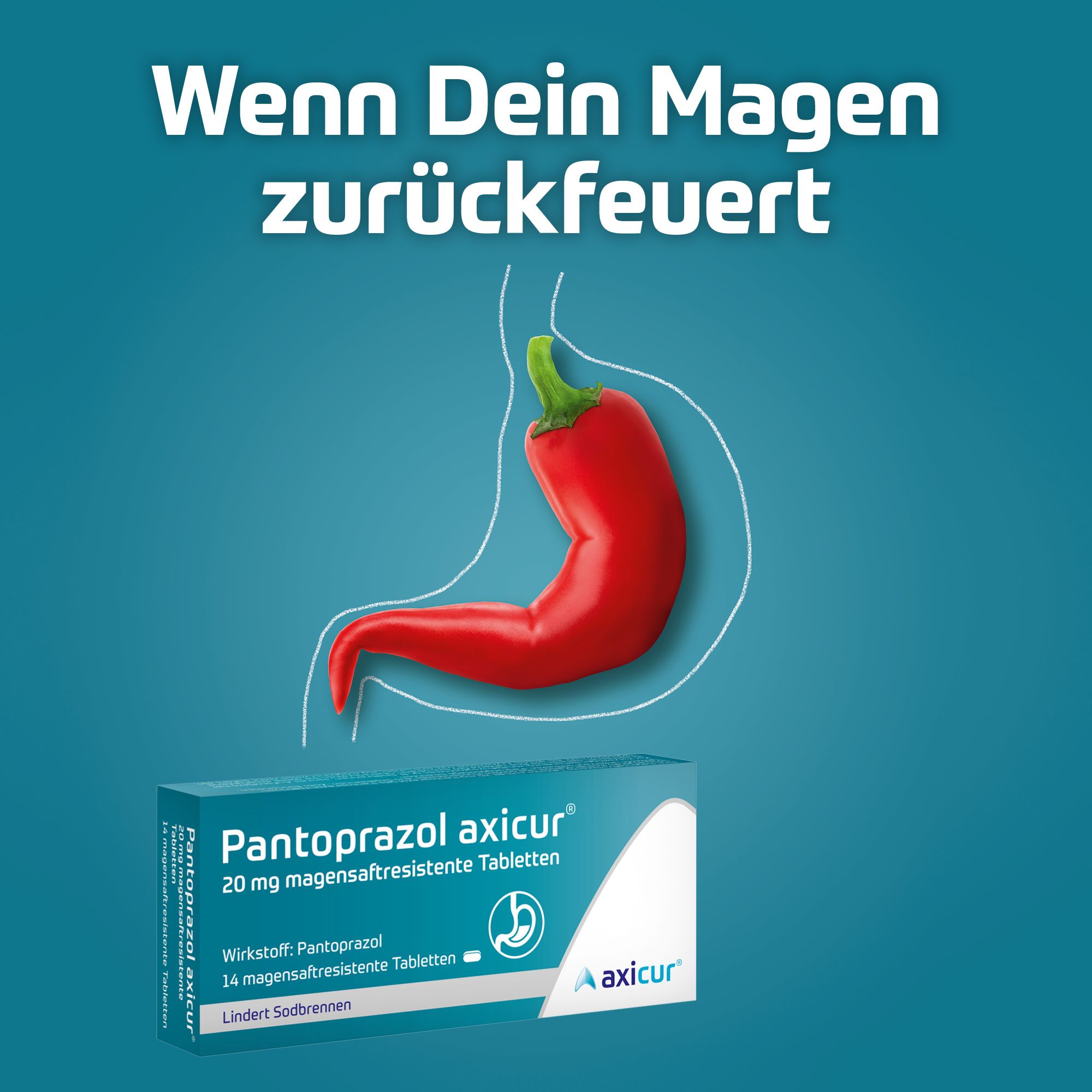 Pantoprazol axicur  20 mg Tabletten