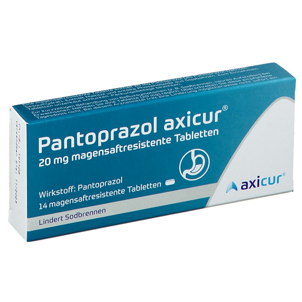 Pantoprazol axicur  20 mg Tabletten