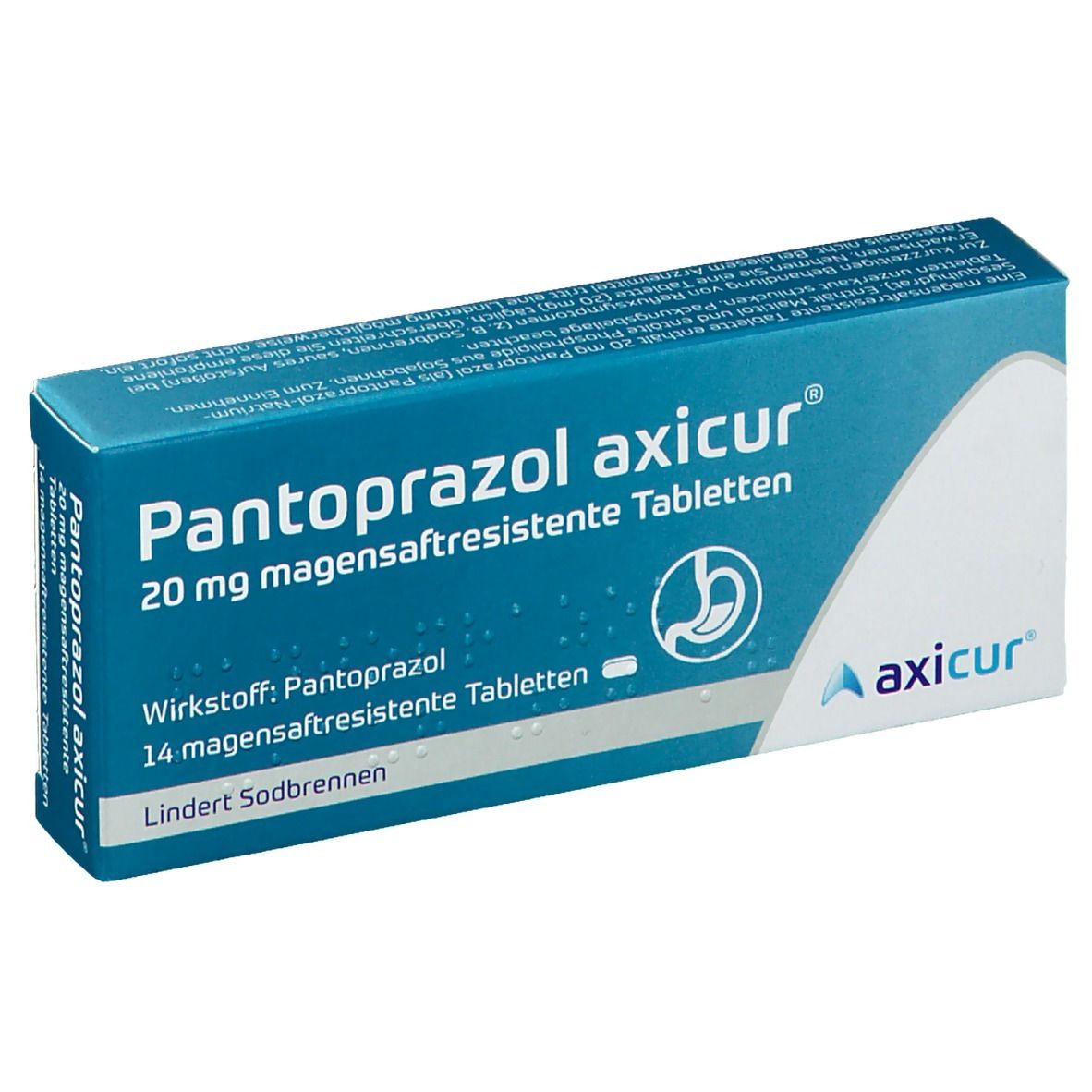 Pantoprazol axicur® 20 mg 14 St - Shop Apotheke