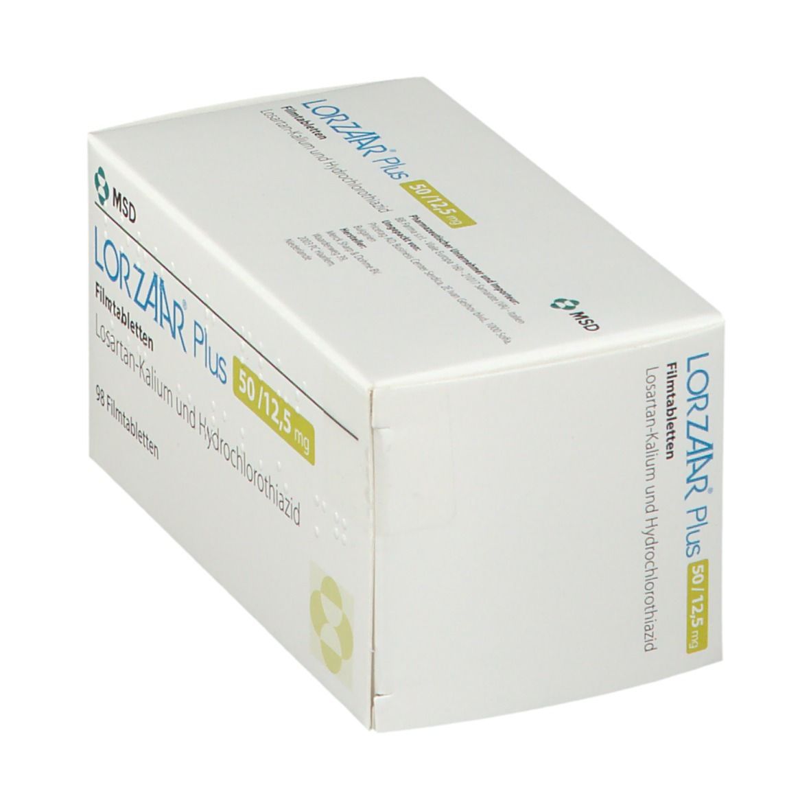 Lorzaar plus 50/12,5 mg Filmtabletten 98 St