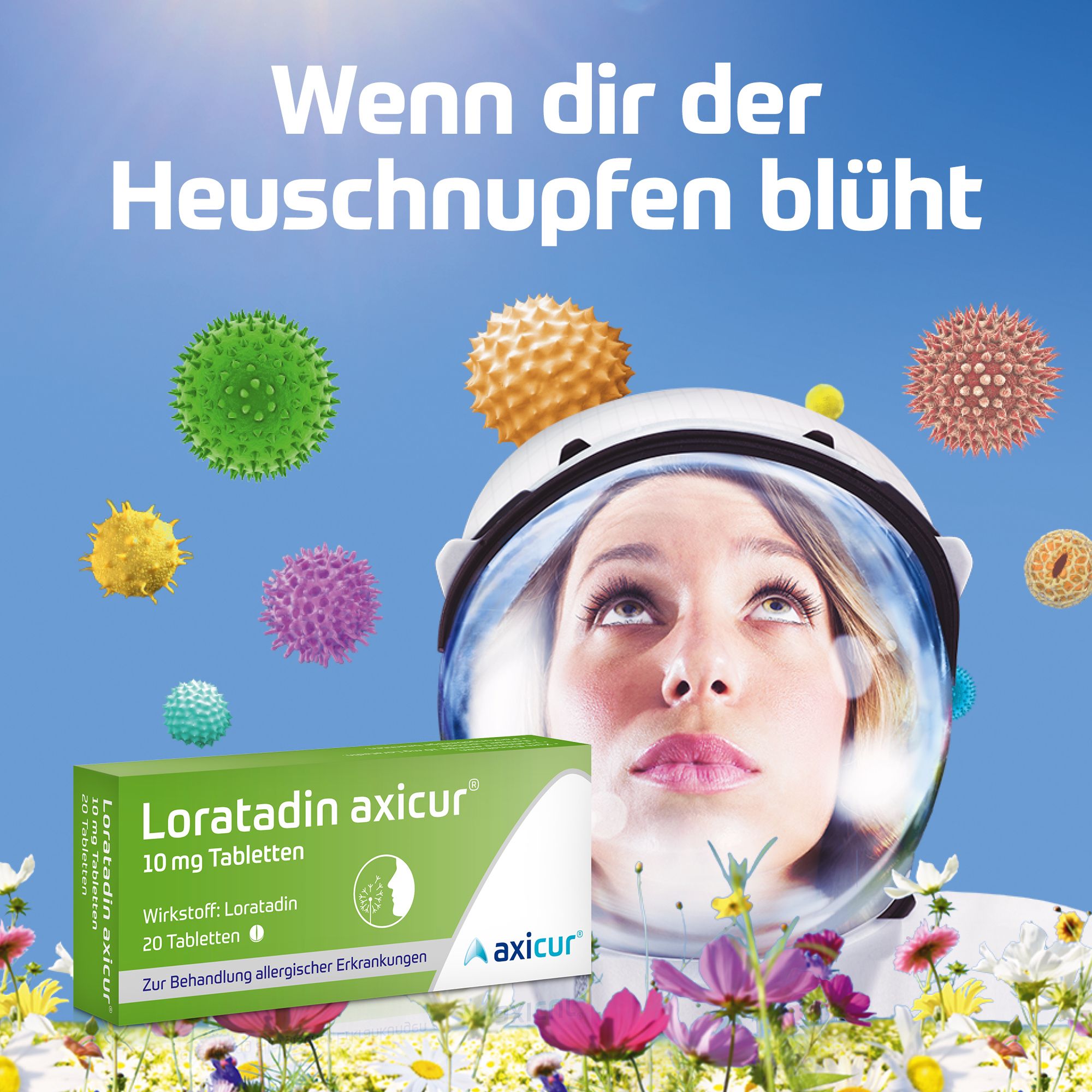 Loratadin axicur 10 mg Tabletten