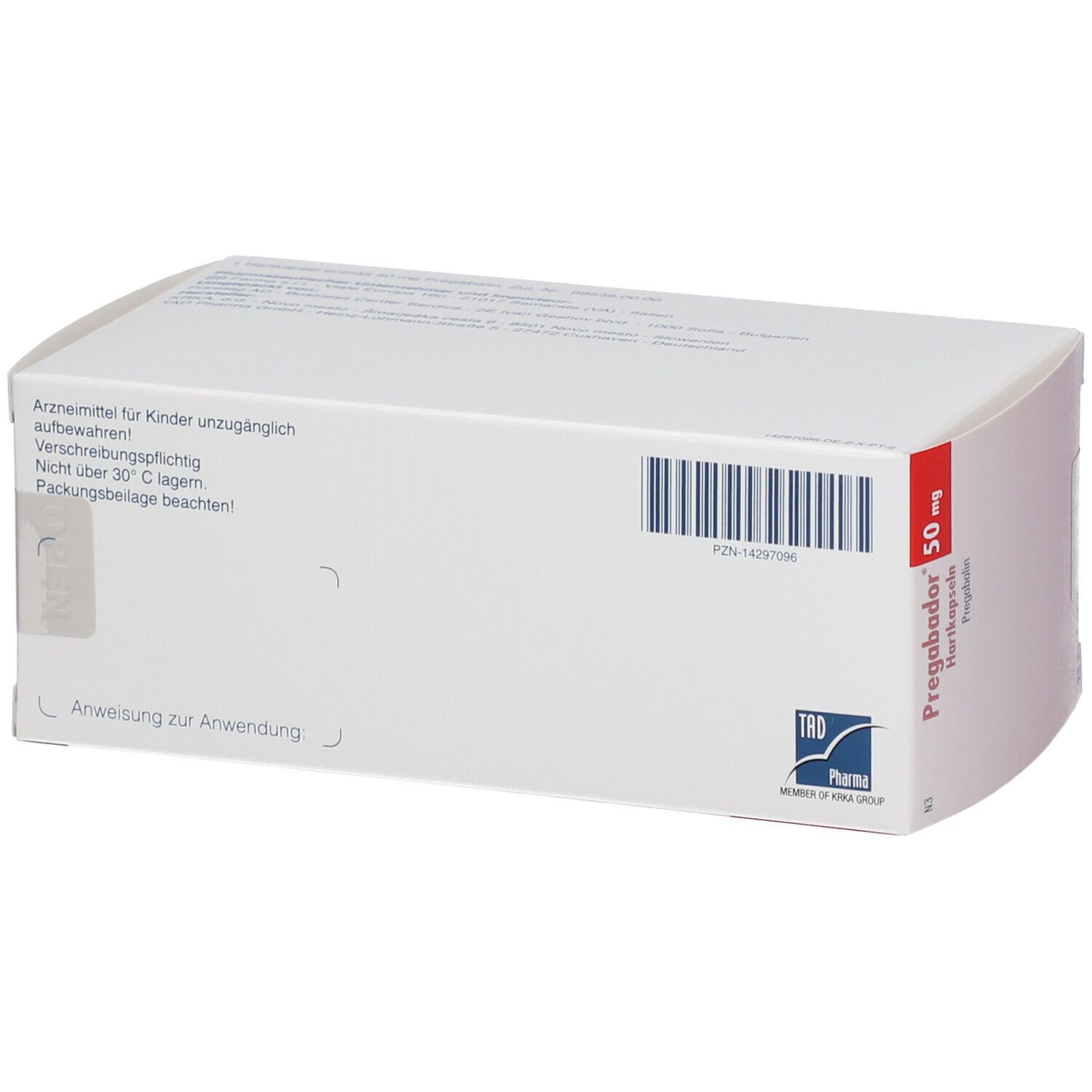 Pregabador 50 mg