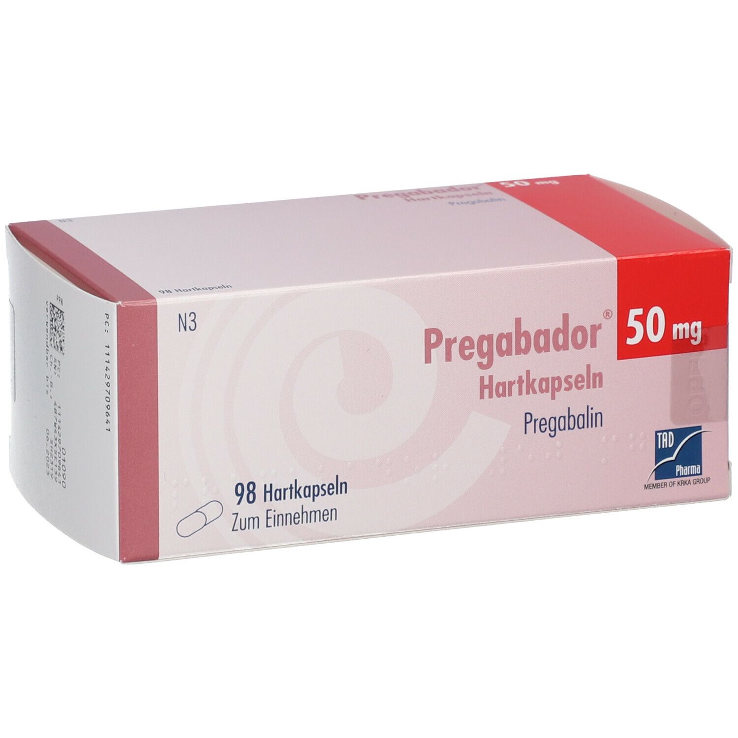 Pregabador 50 mg