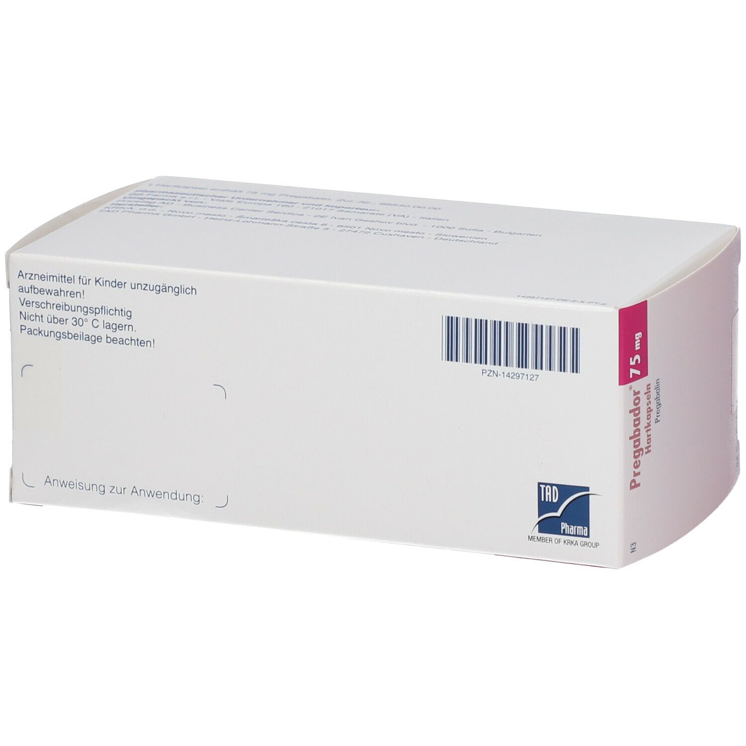 Pregabador 75 mg