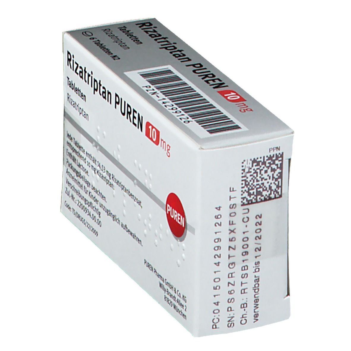 Rizatriptan PUREN 10 mg