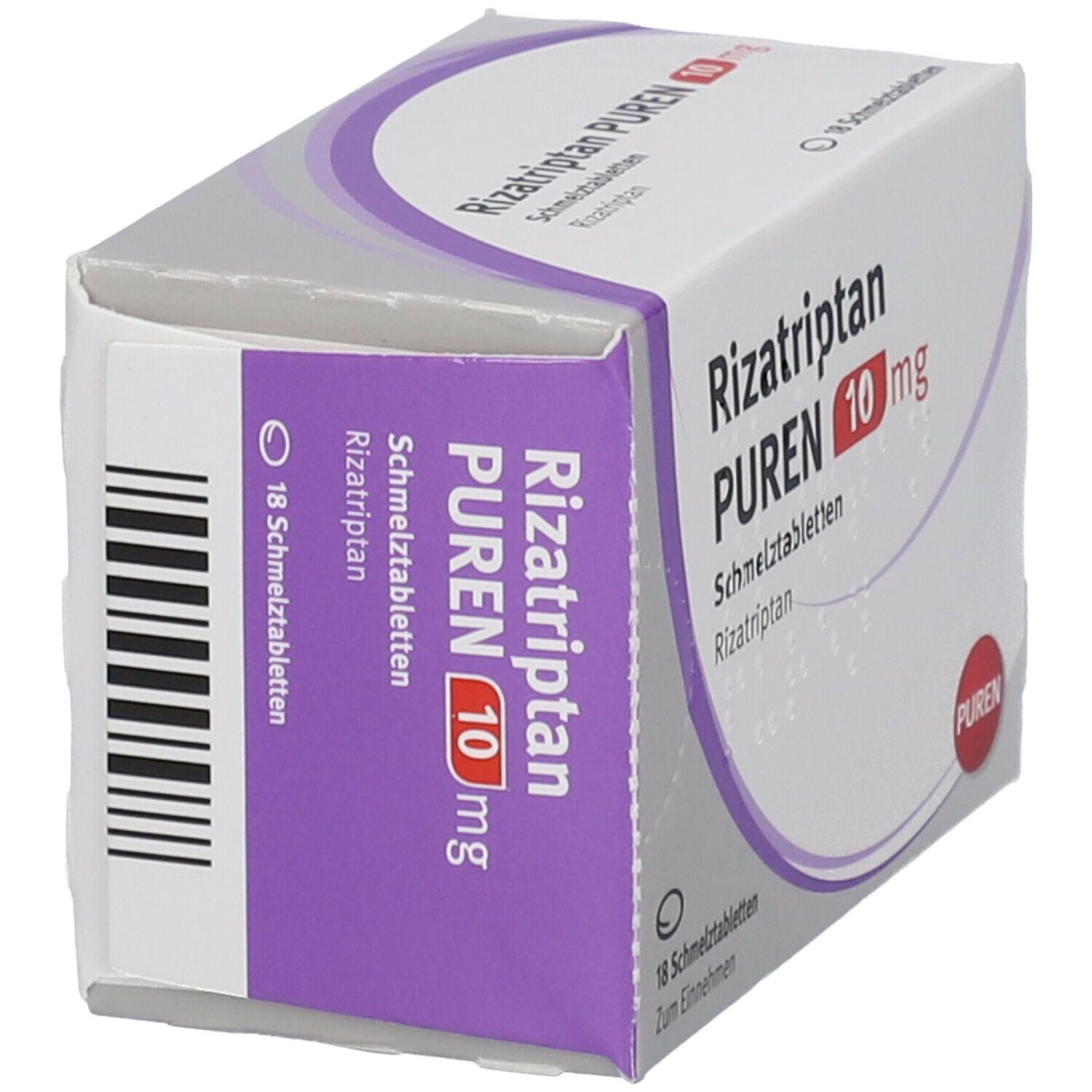 Rizatriptan Puren 10 mg Schmelztabletten 18 St