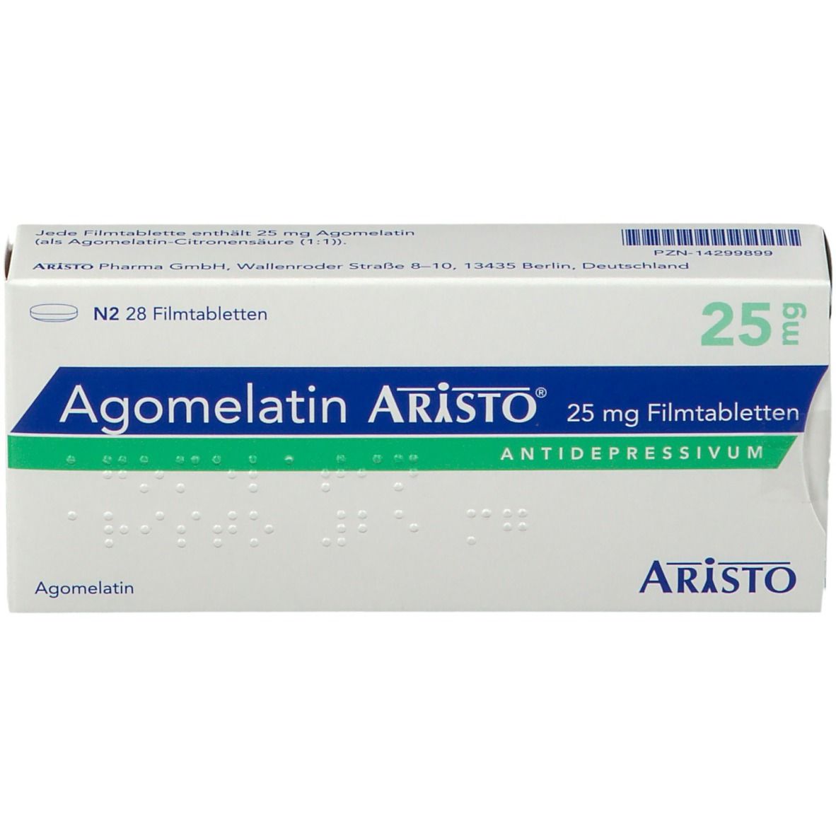 Agomelatin Aristo® 25 mg