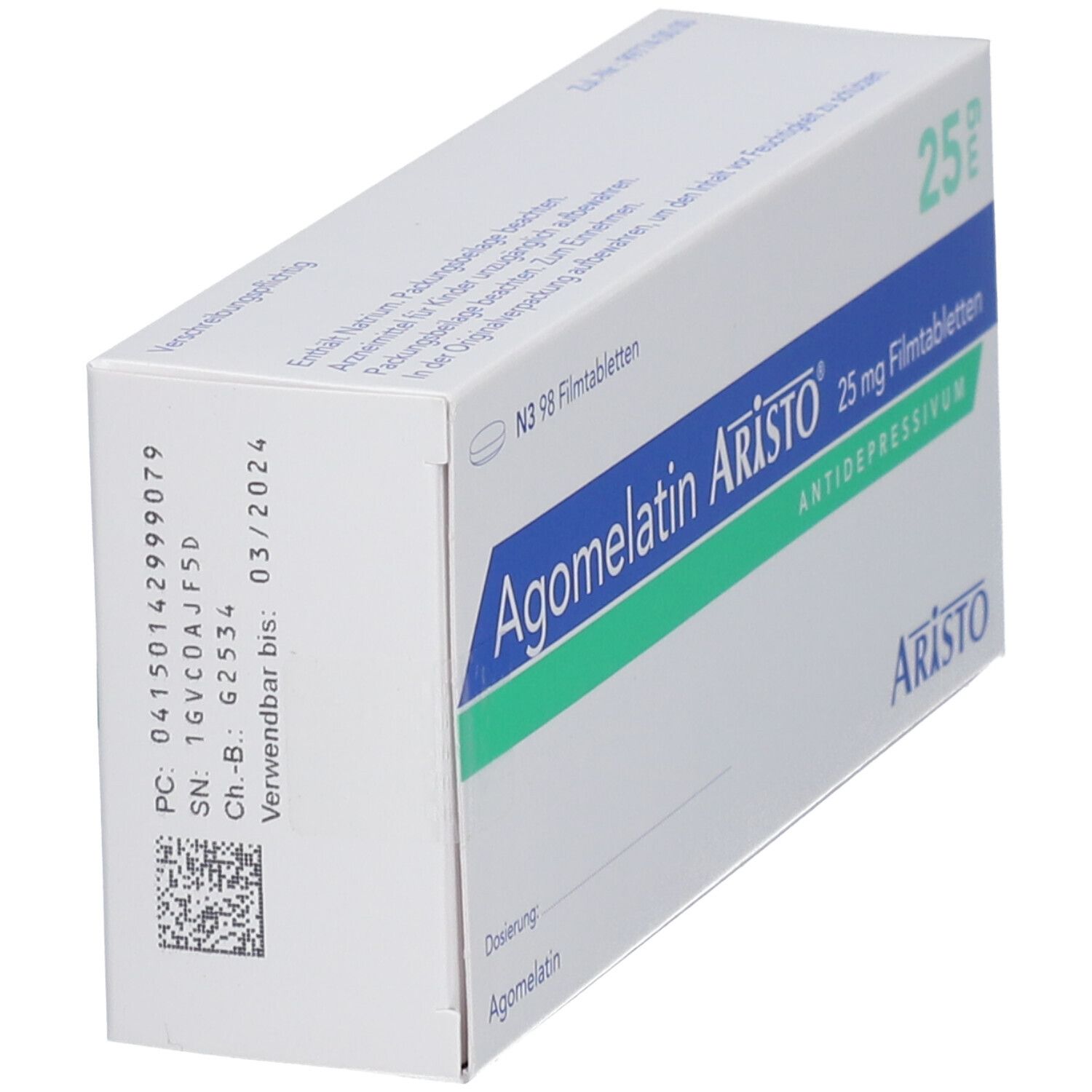 Agomelatin Aristo® 25 mg