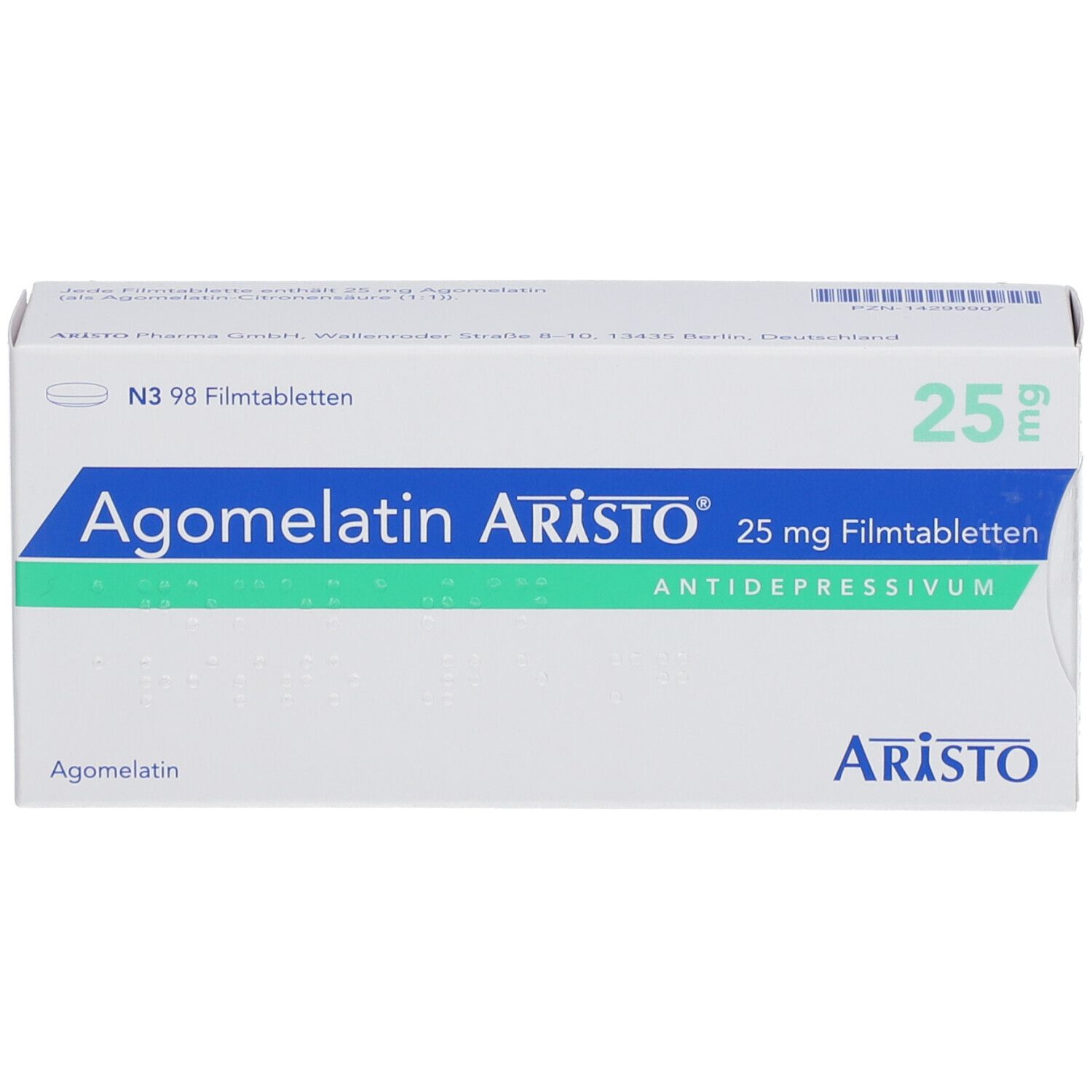 Agomelatin Aristo® 25 mg
