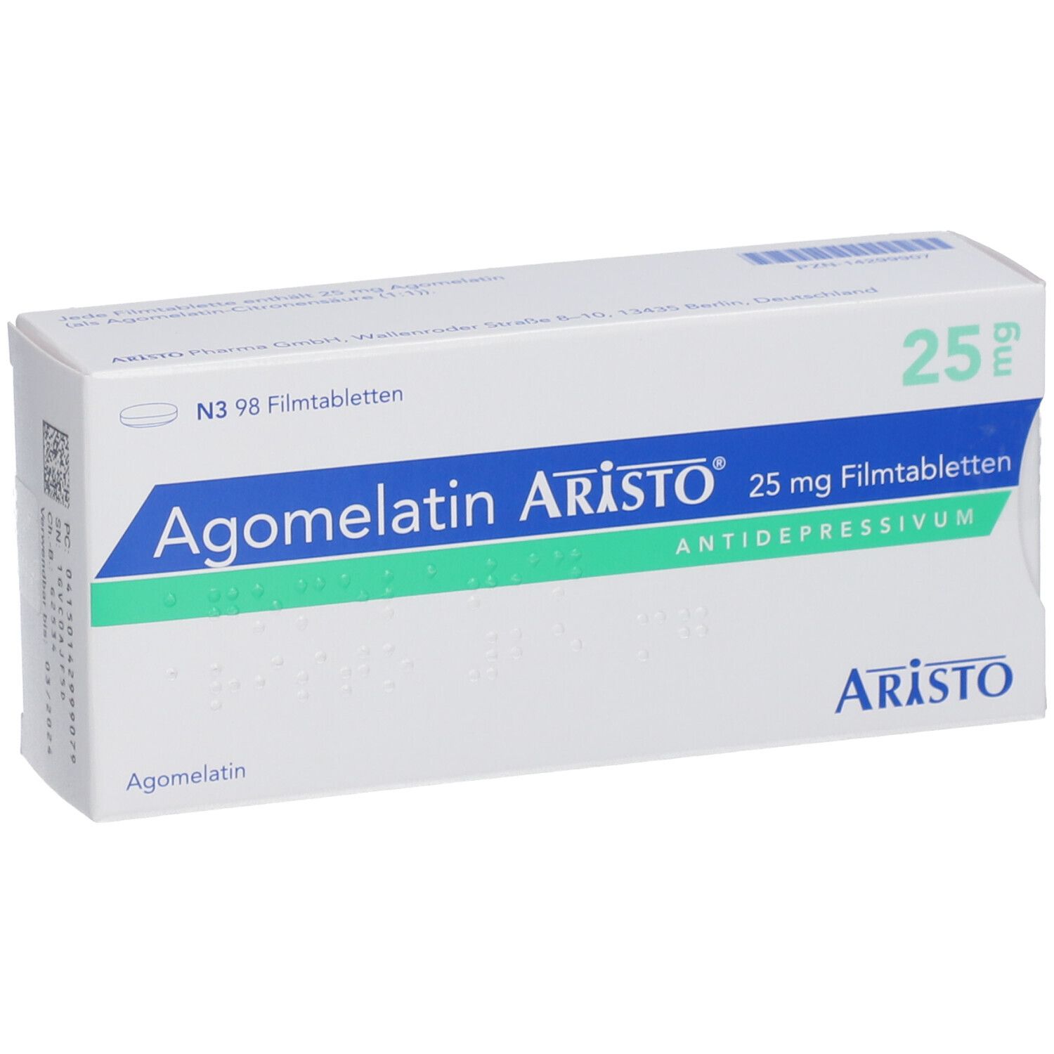 Agomelatin Aristo® 25 mg